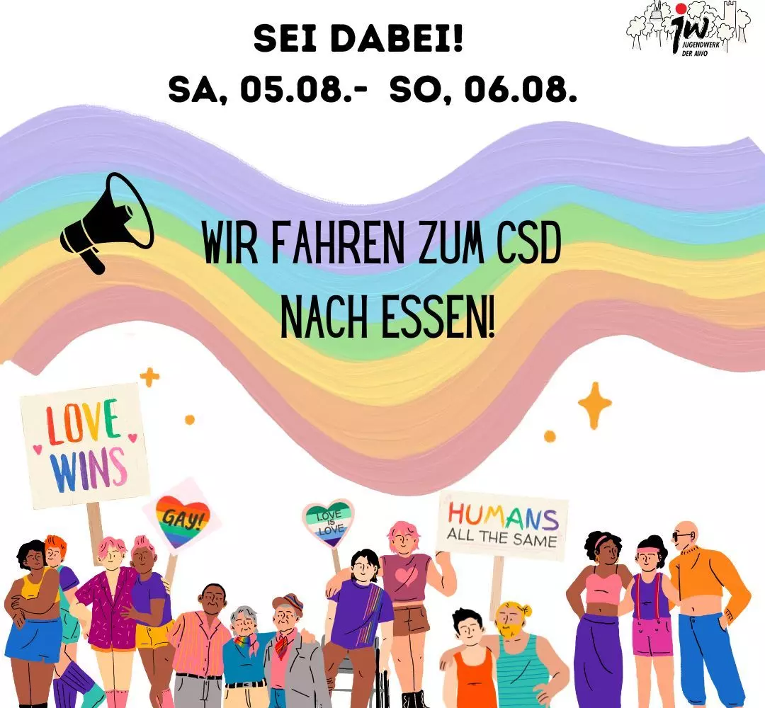 Fahrt zum CSD in Essen