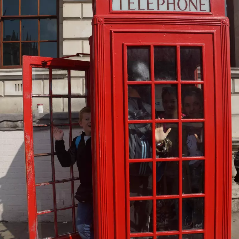 Jugendwerk Württemberg Sprachreise Folkestone Telefonzelle