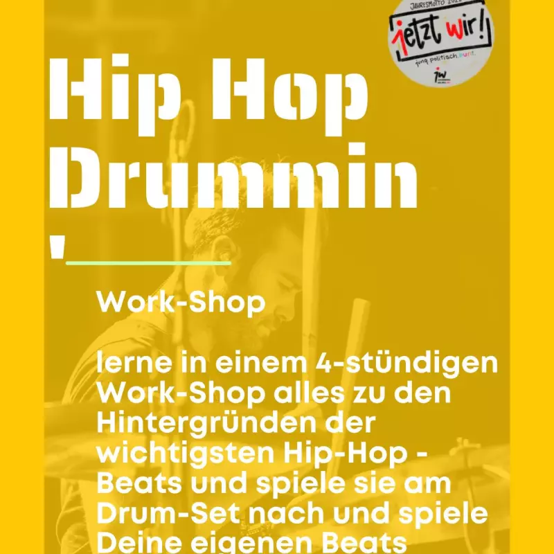 Plakat hip hop drummin'