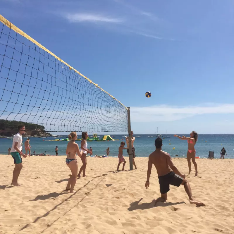 Jugendwerk Württemberg Strandfreizeit Sant Feliu Beach Volleyball
