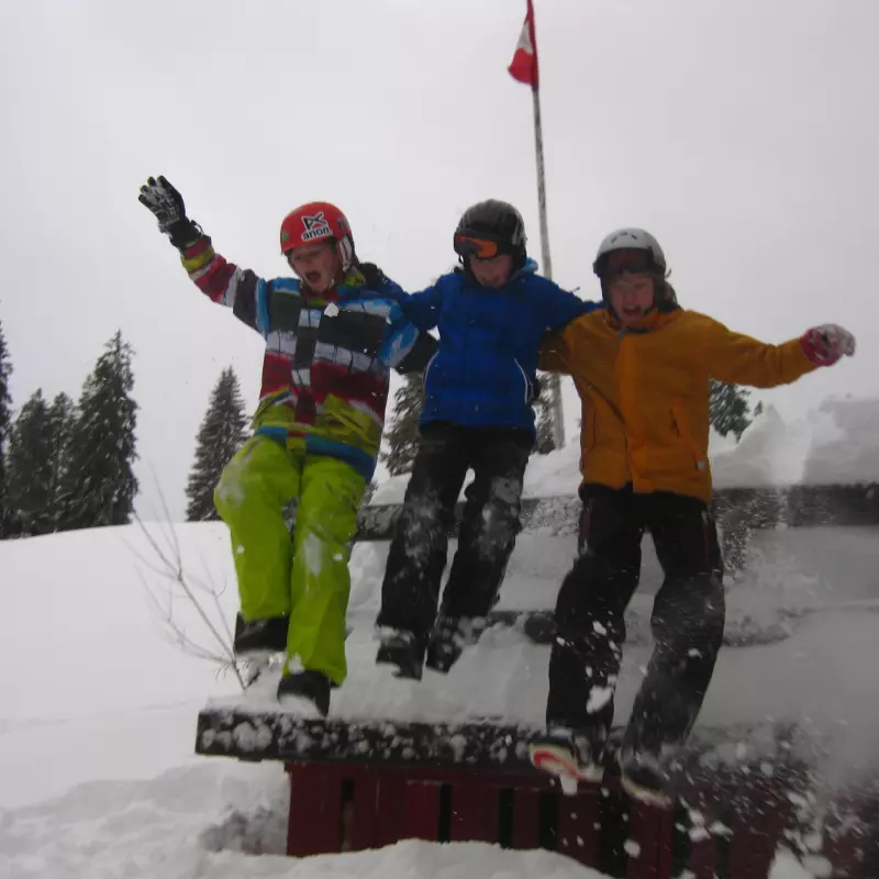 Jugendwerk Württemberg Skifreizeit Hasliberg Gruppe