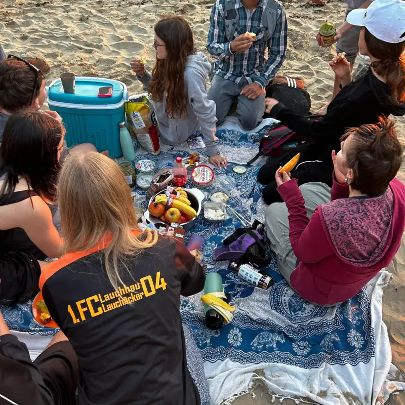 Picknick am Strand