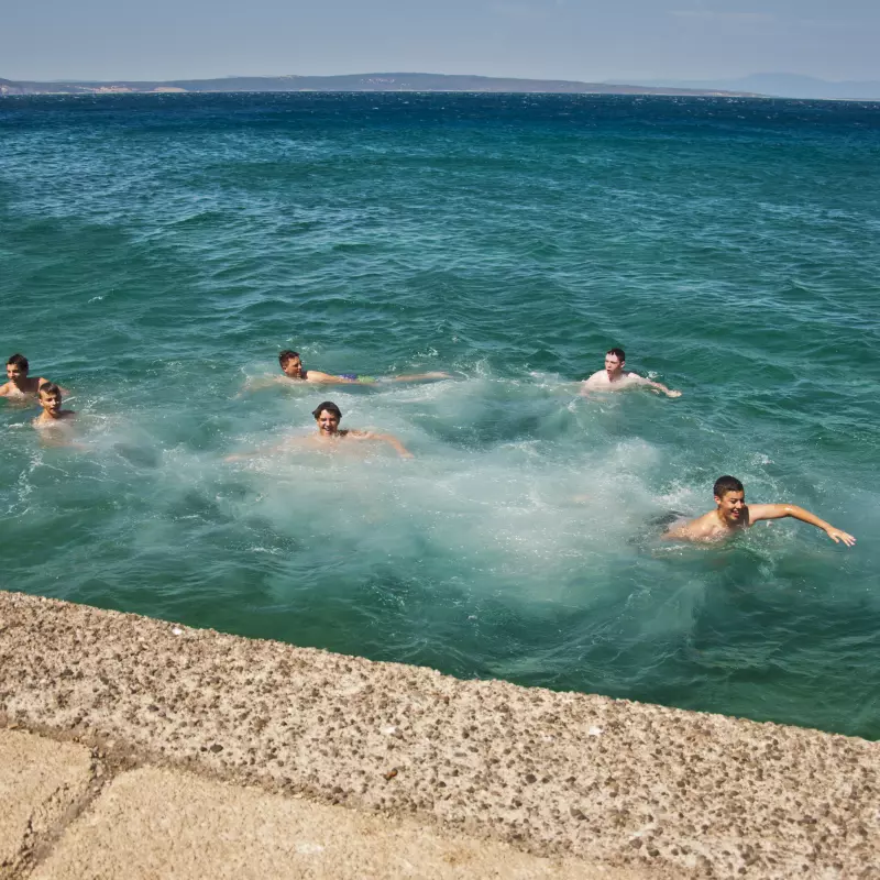 baden im Meer