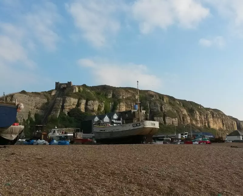 Jugendwerk Württemberg Sprachreise Hastings Fischereihafen