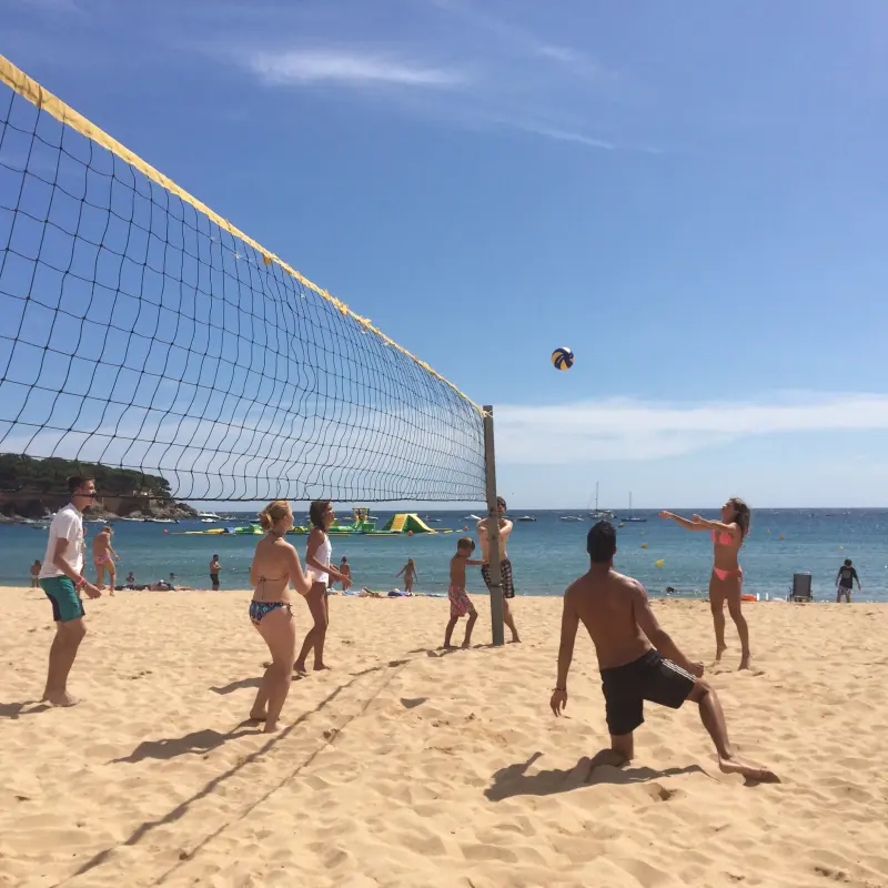 Jugendwerk Württemberg Strandfreizeit Sant Feliu Beach Volleyball
