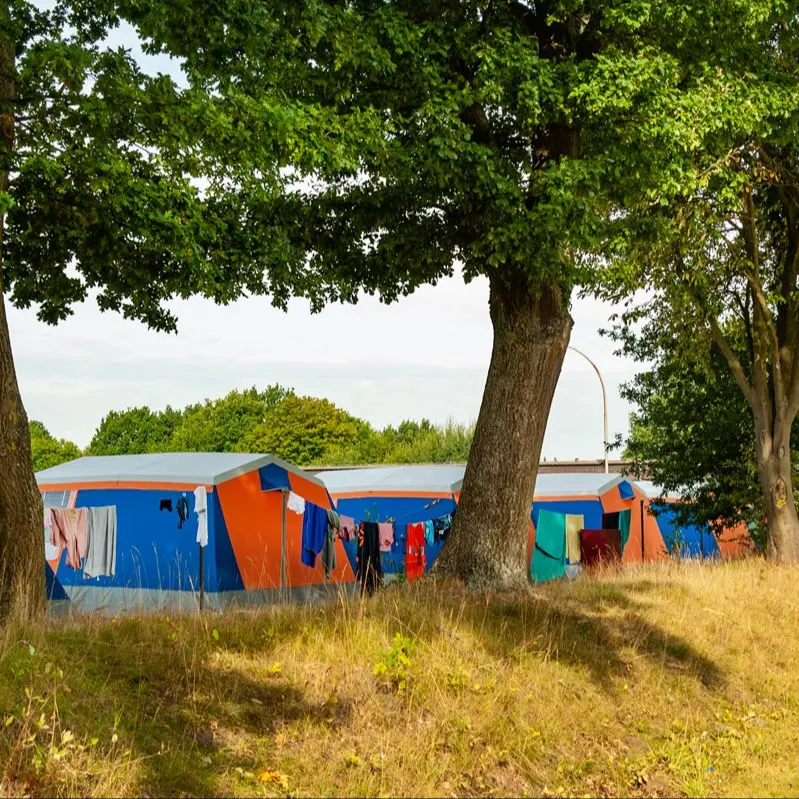 Zelte Ostsee Camp Sommer