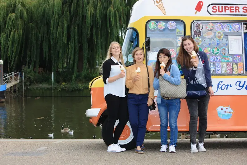 Sprachreise Eiswagen London