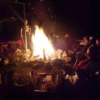 Jugendwerk Württemberg Teen Action Camp Lagerfeuer