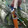 Hand hält Bogen naturelovers Waldheim Heimberg